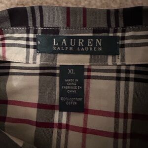 Lauren Ralph Lauren Checkered Cotton Shirt